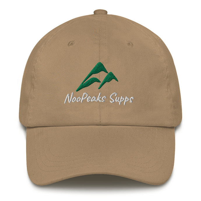 NooPeaks Beige Strapback Dad Hat