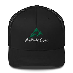 NooPeaks Black Snapback Hat