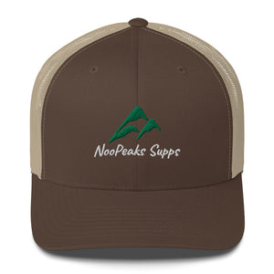 NooPeaks Brown/Beige Snapback Hat